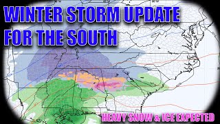 Major Winter Storm Update Heavy Snow Ice Expected For Areas Of The ...