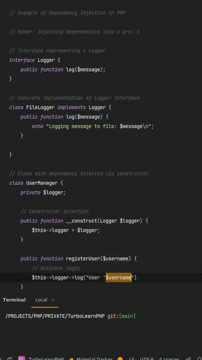How to implement dependency injection in php? #php dependency injection ...