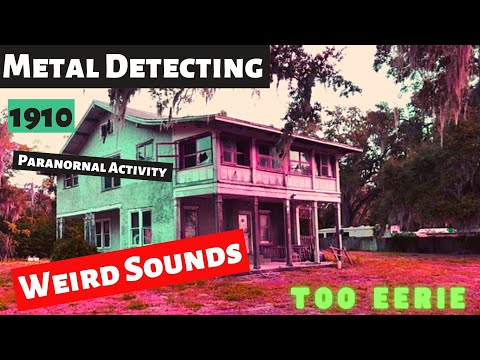 Metal Detecting Abandoned Eerie House | Paranormal Activity - Is It  A Haunted House