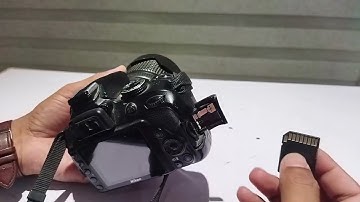 How to Insert SD Card in Nikon DSLR | SDHC memory card for DSLR camera || Enlighten Momin