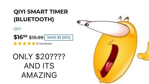 THE BEST TIMER ON THE MARKET?!! Qiyi Bluetooth Timer V2 Unboxing + Review