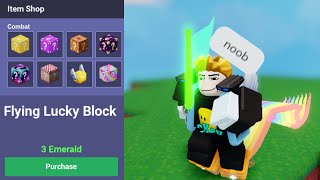 1v50, but you can buy Custom Lucky Blocks (Roblox Bedwars)