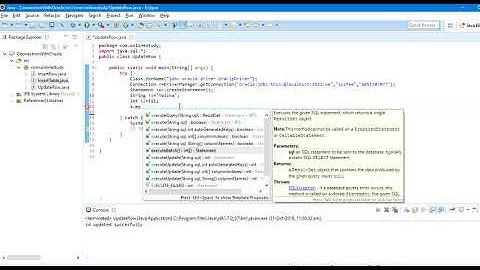 HOW TO UPDATE DATA IN ORACLE DATABASE THROUGH JDBC