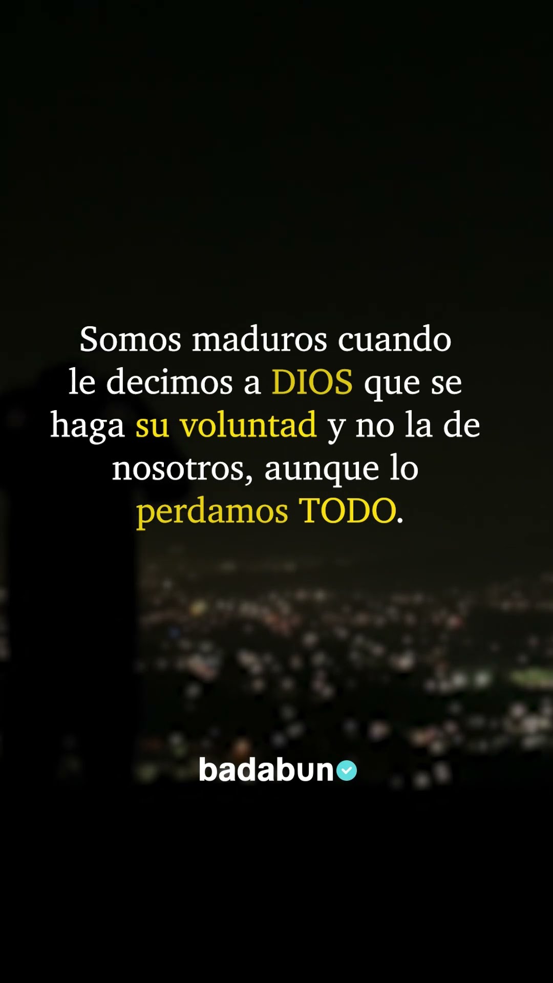 Hágase tu voluntad