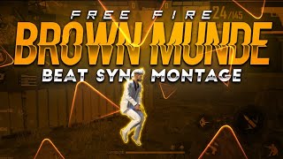 FREE FIRE | NEW BROWN MUNDE BEAT SONG / / HIGHLIGHTS