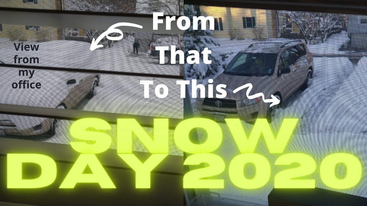 Snow Day 2020 - More than a foot of snow!!! - YouTube