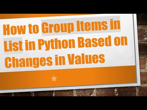 How to Group