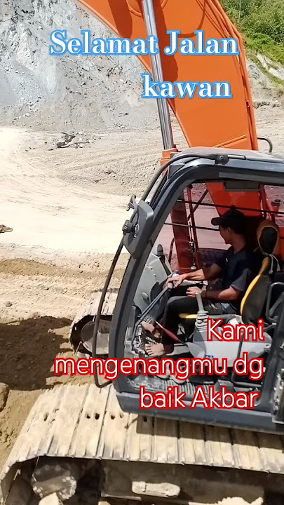 Canda tawamu masih membekas Akbar selamat jalan | kenapa pencarian di hentikan 😭 #excavator #akbar