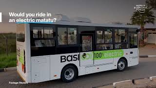 Nairobi is swapping its diesel buses for electric buses.