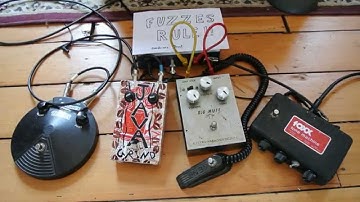Vintage Triangle Big Muff Pi vs Foxx Tone Machine vs SoaringTortoise Fuzz Shootout