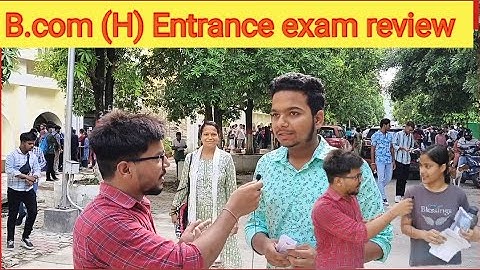 B.com Hons Lucknow University Entrance exam 2023 Review|| b.com lu entrance exam #lucknowuniversity