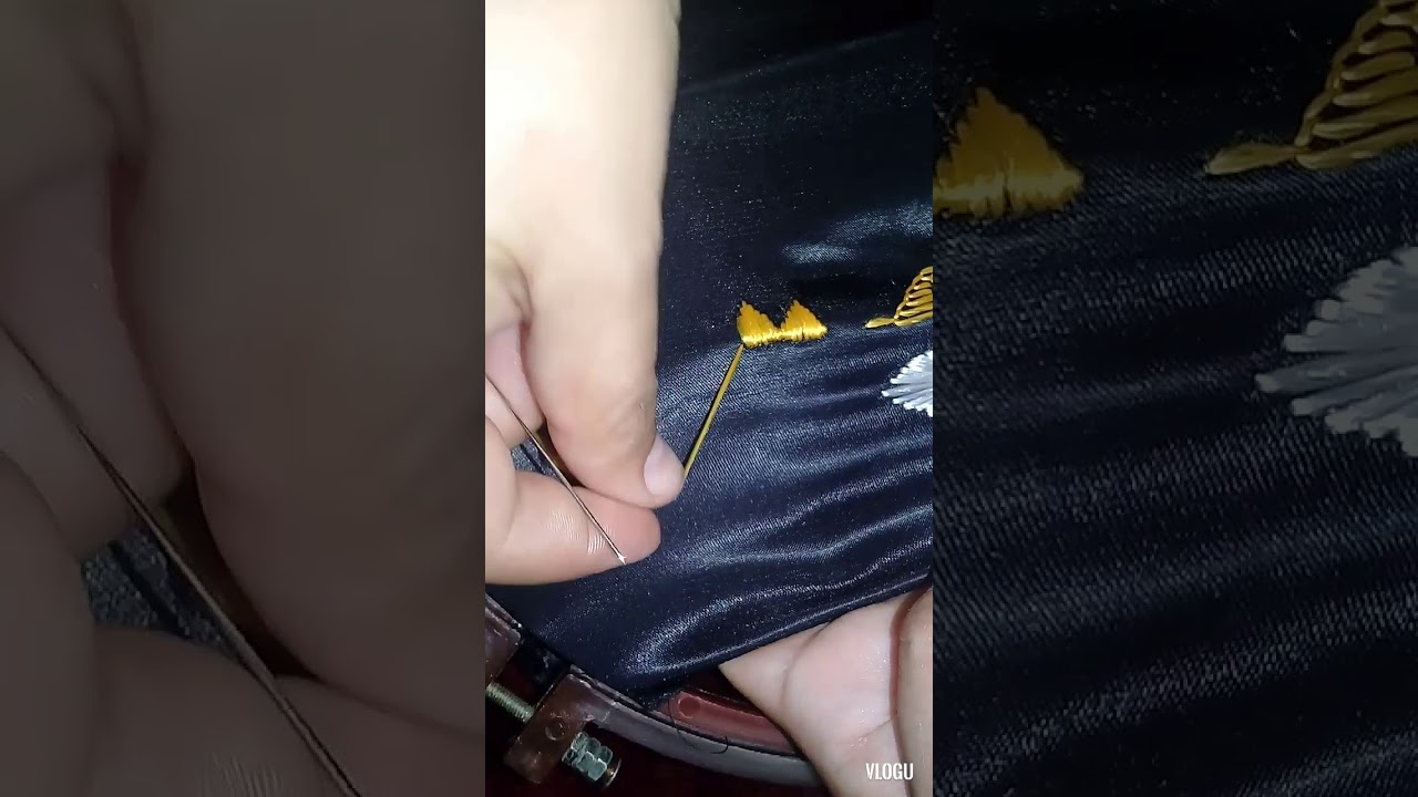 Broderie manuelle kabyle nv point