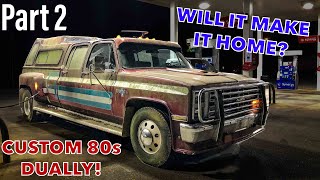 Reviving an Abandoned Crew Cab Squarebody Dually with 80s Custom Paint! Will it Road Trip 55 Miles?