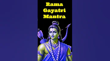 POWERFUL RAMA GAYATRI MANTRA #mantra #ramayan #sriram #shorts #trending #mantras #gayatrimantra #ram