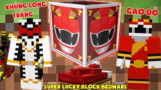 MINI GAME : SUPER LUCKY BLOCK BEDWARS ** THỬ THÁCH T GAMING CÓ ĐỒ SIÊU NHÂN SIÊU VIP ??