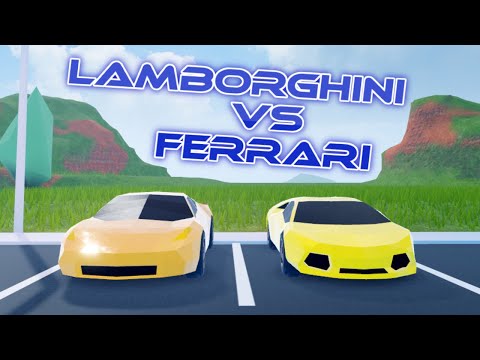 Lamborghini Vs Ferrari Roblox Jailbreak Experiment Youtube - roblox jailbreak lambo roblox free exploits 2019