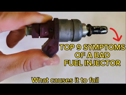 Fuel Injector 9 symptoms when it goes bad | what are the causes