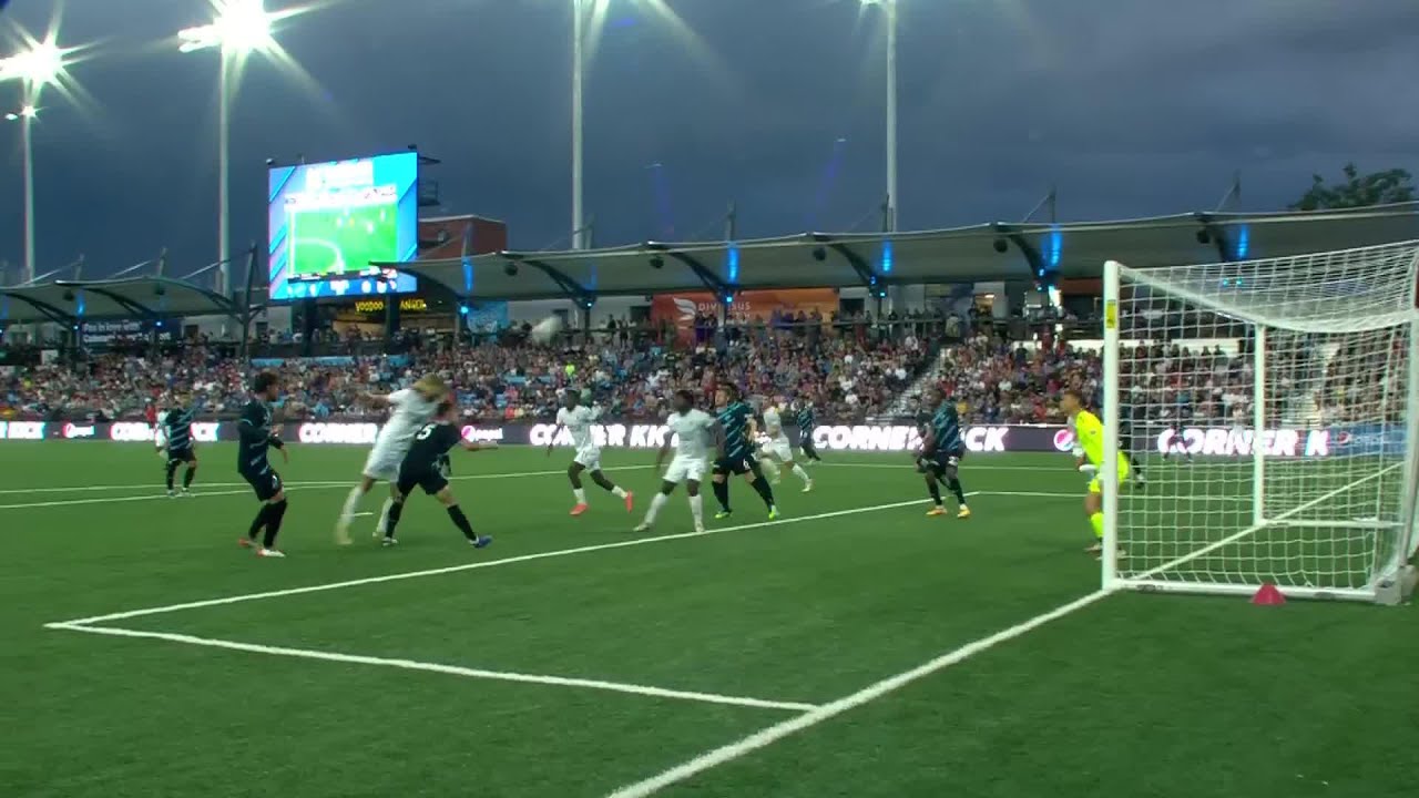 Kyle Adams with a Goal vs. Colorado Springs Switchbacks FC
