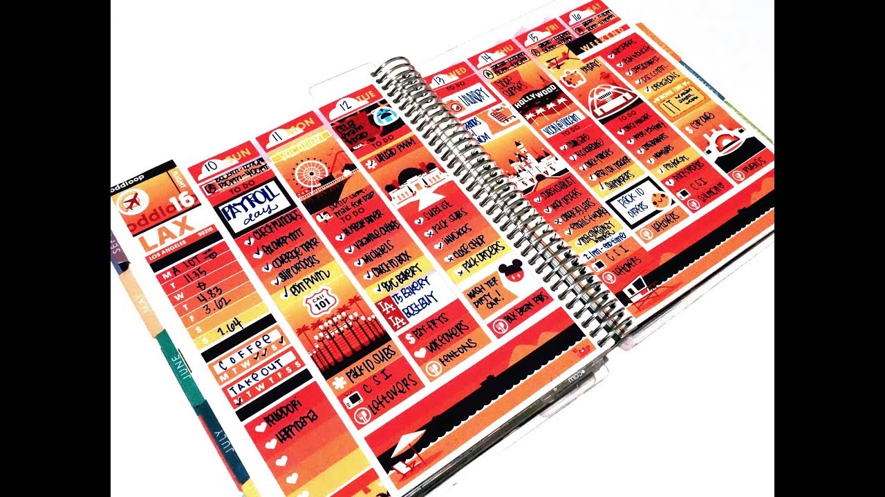 Plan with me // Plan as I go // Vertical ECLP // Featuring ODDLOOP