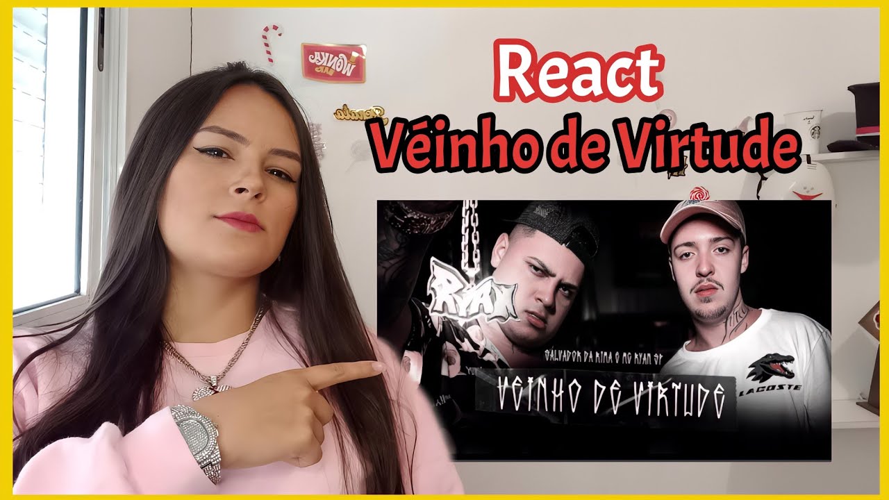 REACT - VÉINHO DE VIRTUDE - Salvador da Rima feat. MC Ryan SP (Prod. Caio Passos)