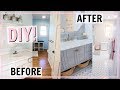 DIY BATHROOM TRANSFORMATION! INCREDIBLE BEFORE AND AFTER MAKEOVER | Alexandra Beuter