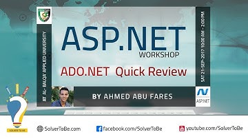 ASP.NET Workshop | ADO.NET Quick Review