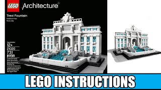 LEGO How to Build LEGO Trevi - 21020 (LEGO ARCHITECTURE) - YouTube