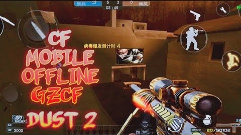 Crossfire Offline Android GZCF v2.42 | HMX | CF Dust 2 Map | Offline FPS Android Gameplay
