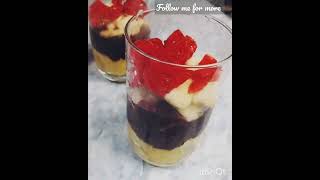 Quick and easy dessert  Trifle Shots  Part -1 #BeAnEpicure #shorts #quickdessert #mitha follow me
