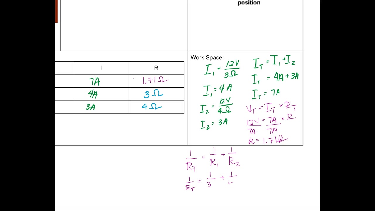 Practice 2- Parallel Circuits #1 - YouTube