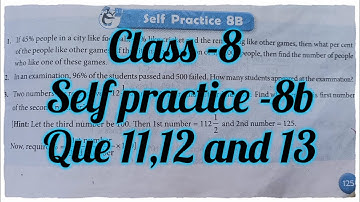 new learning composite mathematics class 8 self practice 8b | Schand maths solutions chapter 8ex 8b