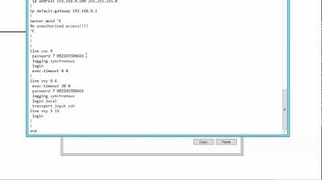 Tutorial 04 - Copying Switch Configuration