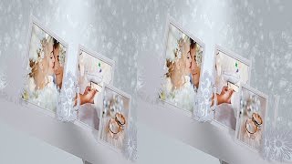 Свадебное слайд шоу 3D стерео Свадебное слайд шоу 3D стерео