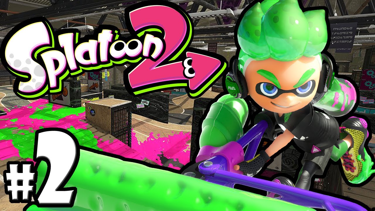 Splatoon 2 Splat Roller, Galleria Gear Shops, Lvl 4 Nintendo Switch