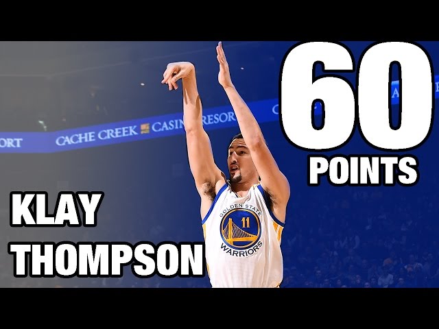 Klay Thompson CAREER HIGH 60 POINTS in 29 Minutes | 12.05.16 class=