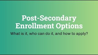 Minnesota PSEO Program and Edina High School Student Opportunities