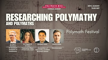 Polymath Researchers Panel for The Future of Work - Embracing Polymathic Skills | Polymath Festival