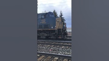 Friendly Engineer Waves On CSX 112!