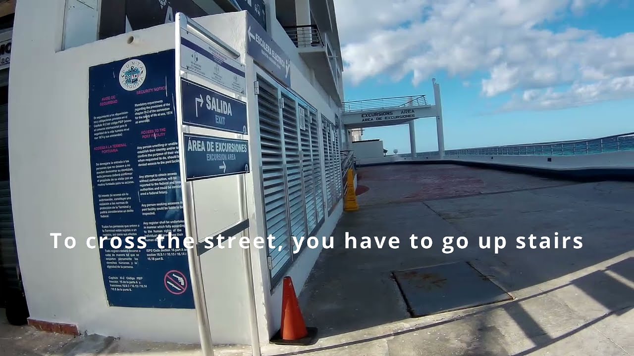 Ship to Taxi in Cozumel Cruise Port Dealing with Mobility Issues