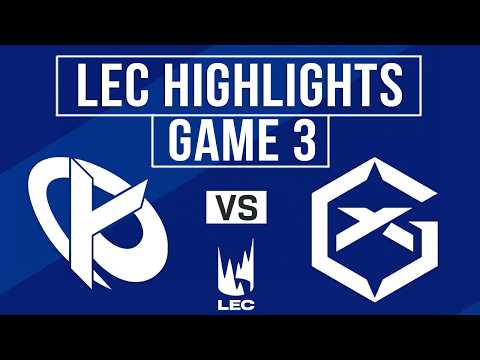 KC vs GX Highlights Game 3 | LEC Spring 2026 | Karmine Corp vs GIANTX