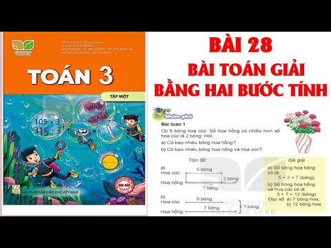 TOÁN LỚP 3: BÀI 28:BÀI TOÁN GIẢI BẰNG HAI BƯỚC TÍNH. SÁCH KẾT NỐI TRI THỨC (HAY NHẤT). TOÁN LỚP 3: BÀI 28:BÀI TOÁN GIẢI BẰNG HAI BƯỚC TÍNH. SÁCH KẾT NỐI TRI THỨC (HAY NHẤT).