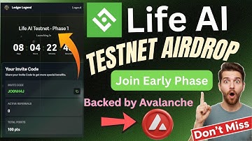 Life AI Testnet Airdrop | Backed by Avalanche | New Testnet Airdrop
