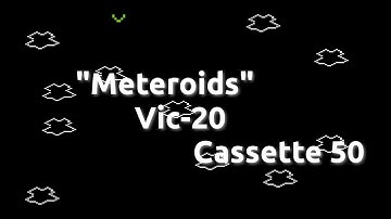 Meteoroids (Commodore Vic-20 Cassette 50 Game 34)