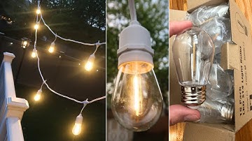 Energy saving LED bulbs for string lights!
