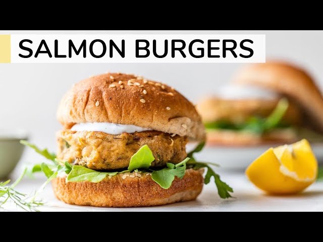 SALMON BURGER | easy canned salmon recipe | Clean & Delicious