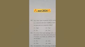 genetics questions #ncert #genetics#biology#neet2024 #neet#mbbs #shorts #mbbs