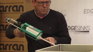 Edge Sinks for Solid Surface Worktops - Installation Video Guide