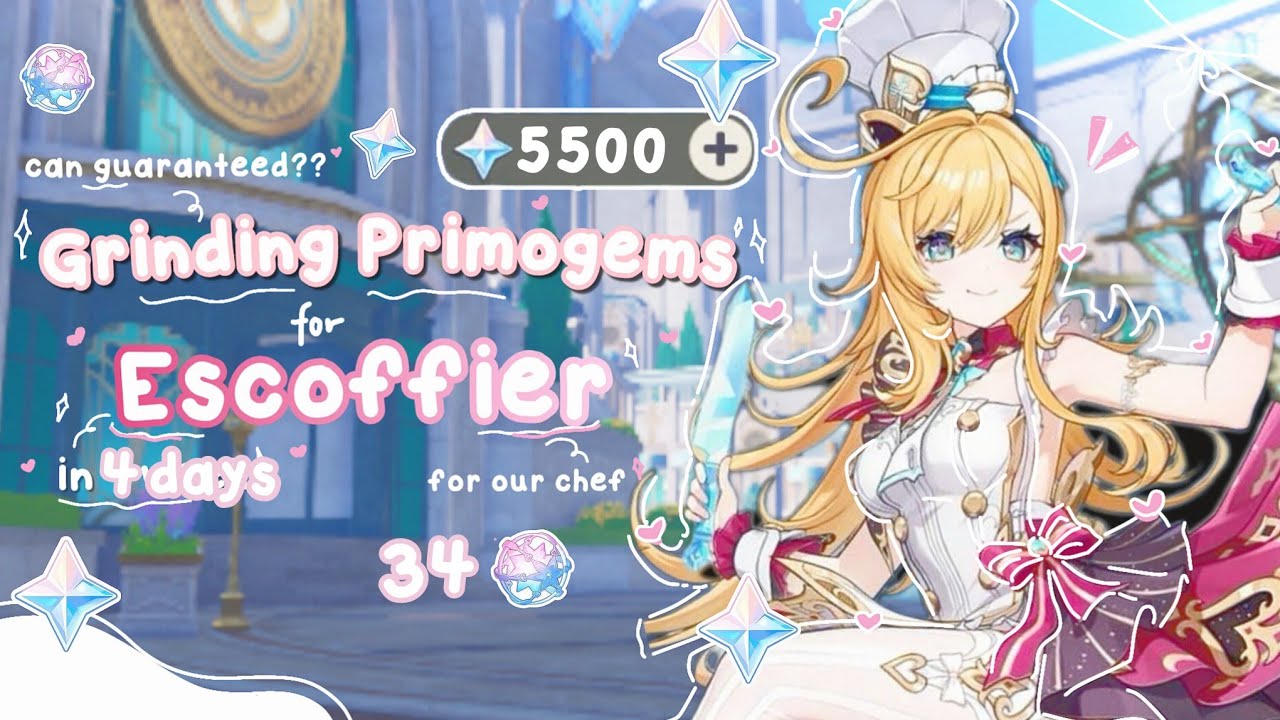 Как я фармил примоджемы и получил Эскофье за ​​4 дня 𝜗𝜚⋆₊˚🍡⋆₊ Уютное фермерство в стиле Геншин