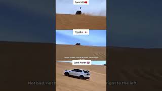 Cine câștigă: Tank 500 vs Toyota vs Land Rover pe dune #challenge #suv