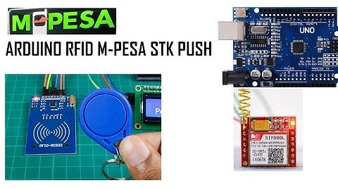 Arduino  Rfid Mpesa  Stk push